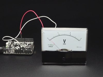 Large 3V Analog Panel Meter