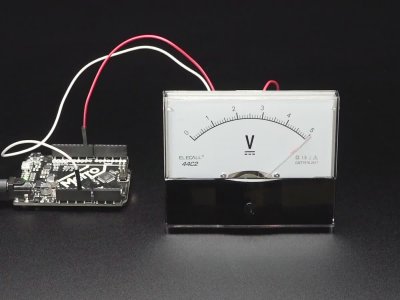 Large 5V Analog Panel Meter