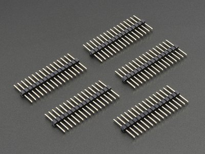 Extra-long break-away 0.1" 16-pin strip male header (5 pieces)