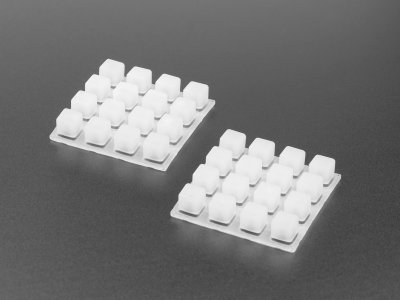 Silicone Elastomer 4x4 Button Keypad - 2 Pack