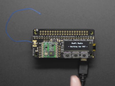 Adafruit RFM69HCW Transceiver Radio Bonnet - 868 or 915 MHz