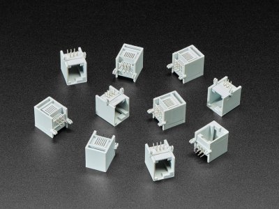 RJ12 Jack Connectors - EV3/NXT LEGO Compatible - Pack of 10