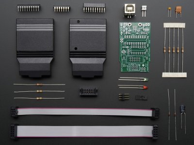 USBtinyISP AVR Programmer  Kit (USB SpokePOV Dongle)