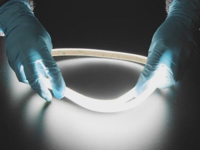 Ultra Flexible White LED Strip - 480 LED per meter - 1m long -