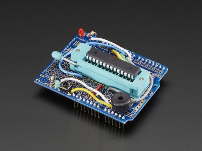 Standalone AVR ISP Programmer Shield Kit - includes blank chip!