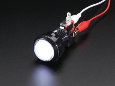 LED Illuminated Pushbutton - 30mm Round