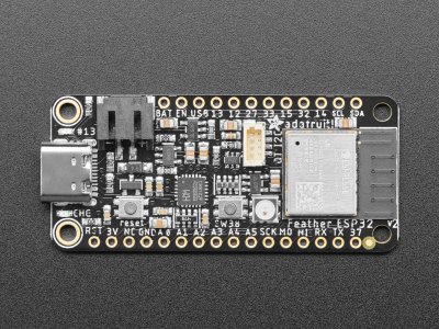 Adafruit ESP32 Feather V2 -  8MB Flash + 2 MB PSRAM