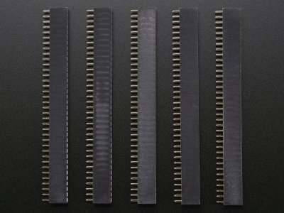 36-pin 0.1" Female header - pack of 5!