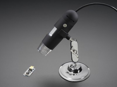 USB Microscope - 5MP interpolated 220x magnification / 8 LEDs