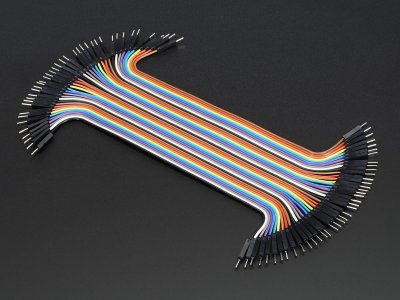Premium Male/Male Jumper Wires - 40 x 6" (150mm)
