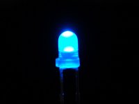 Diffused Blue 3mm LED (25 pack)