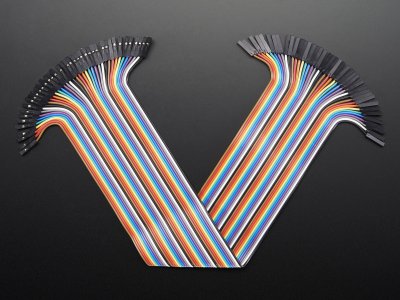 Premium Female/Female Jumper Wires - 40 x 12" (300mm)