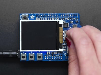 Adafruit 1.8" Color TFT Shield w/microSD and Joystick