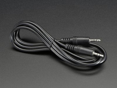 Stereo 3.5mm Plug/Plug Audio Cable - 6 feet