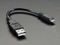 USB cable - 6" A/MicroB