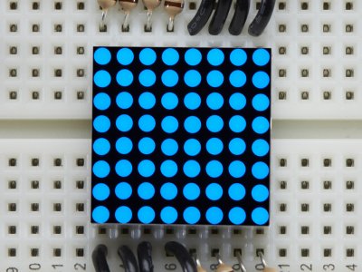 Miniature 8x8 Blue LED Matrix