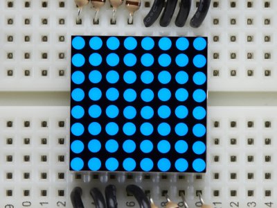 Miniature 8x8 Blue LED Matrix