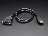Panel mount HDMI Cable - 40 cm