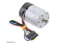 12V Motor with 64 CPR Encoder for 37D mm Metal Gearmotors (No Ge