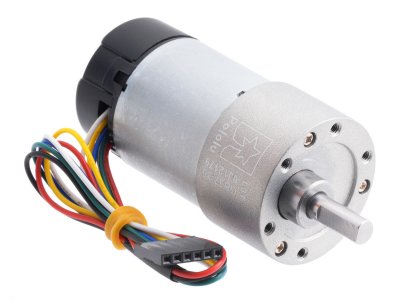 30:1 Metal Gearmotor 37Dx68L mm 12V with 64 CPR Encoder (Helical
