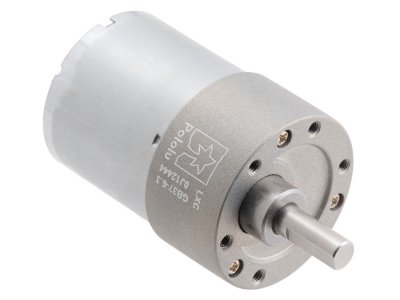 6.3:1 Metal Gearmotor 37Dx50L mm 12V (Helical Pinion)