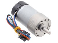 10:1 Metal Gearmotor 37Dx65L mm 12V with 64 CPR Encoder (Helical