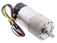150:1 Metal Gearmotor 37Dx73L mm 12V with 64 CPR Encoder (Helica