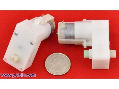 120:1 Plastic Gearmotor Offset Output