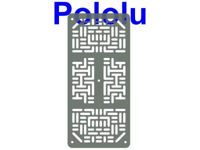Pololu RP5/Rover 5 Expansion Plate RRC07A (Narrow) Transparent G