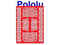 Pololu RP5/Rover 5 Expansion Plate RRC07B (Wide) Solid Red