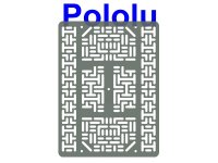 Pololu RP5/Rover 5 Expansion Plate RRC07B (Wide) Transparent Gra