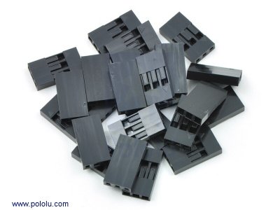 0.1" (2.54mm) Crimp Connector Housing: 1x3-Pin 25-Pack