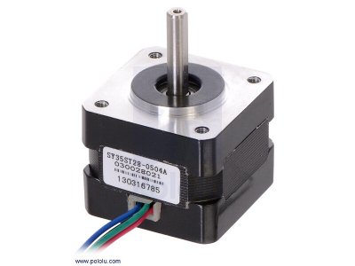 Stepper Motor: Bipolar, 200 Steps/Rev, 3528mm, 10V, 0.5 A/Phase