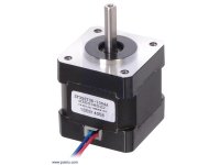 Stepper Motor: Bipolar, 200 Steps/Rev, 3536mm, 2.7V, 1 A/Phase