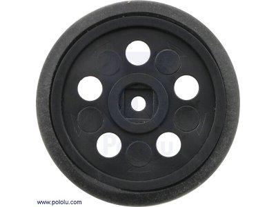 Solarbotics GM10 1" Wheel Black