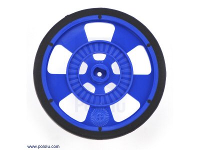 Solarbotics GMPW-LB BLUE Wheel with Encoder Stripes, Silicone Ti