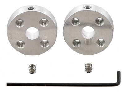 Pololu Universal Aluminum Mounting Hub for 5mm Shaft, #4-40 Hole