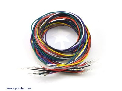 Wires with Pre-crimped Terminals 20-Piece Rainbow Assortment M-M
