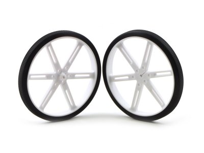 Pololu Wheel 90x10mm Pair - White