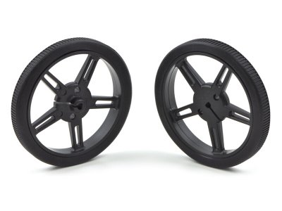 Pololu Wheel 60x8mm Pair - Black