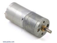 227:1 Metal Gearmotor 25Dx56L mm LP 12V