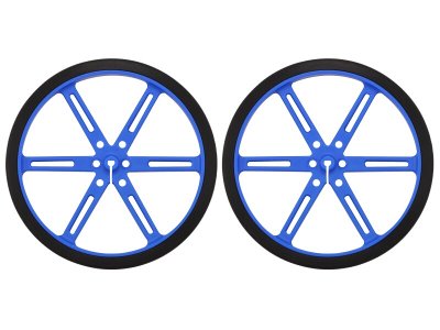 Pololu Wheel 90x10mm Pair - Blue