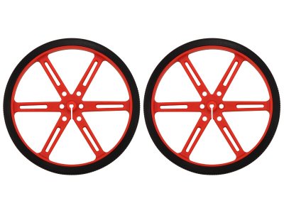 Pololu Wheel 90x10mm Pair - Red