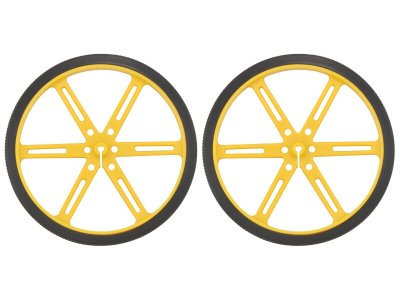Pololu Wheel 90x10mm Pair - Yellow
