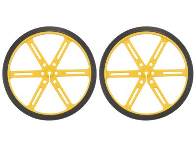 Pololu Wheel 90x10mm Pair - Yellow