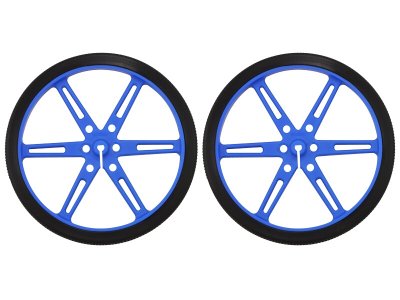 Pololu Wheel 80x10mm Pair - Blue