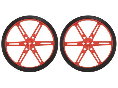 Pololu Wheel 80x10mm Pair - Red