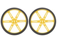 Pololu Wheel 80x10mm Pair - Yellow