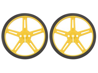 Pololu Wheel 70x8mm Pair - Yellow
