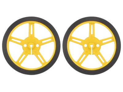 Pololu Wheel 60x8mm Pair - Yellow